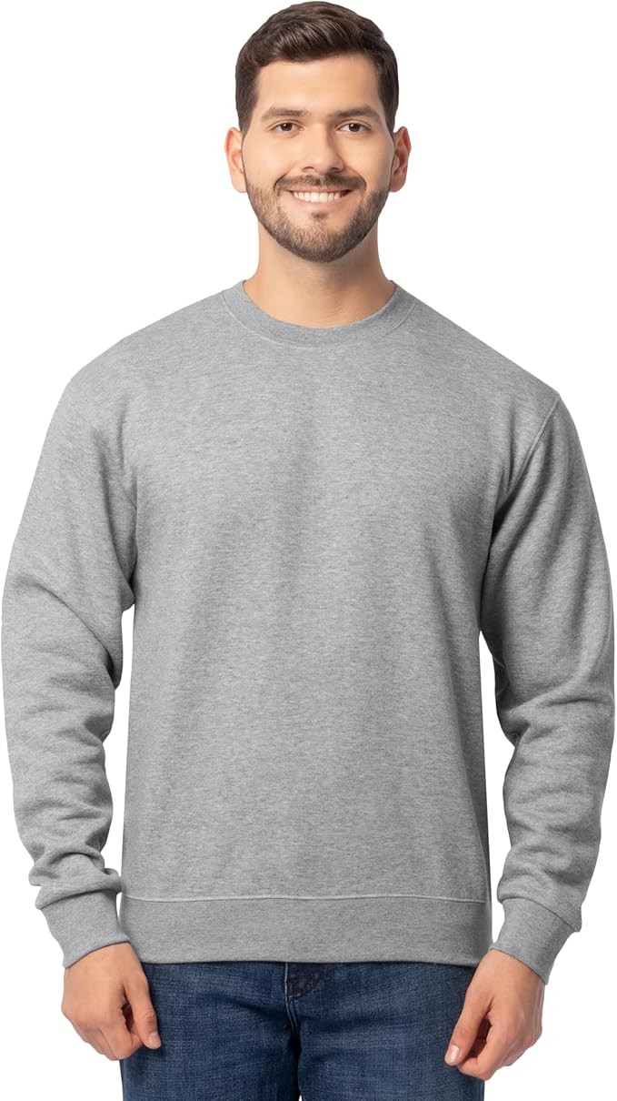 Fruit of the Loom Men's Eversoft Fleece Crewneck Sweatshirts, Moisture Wicking & Breathable, Size... | Amazon (US)