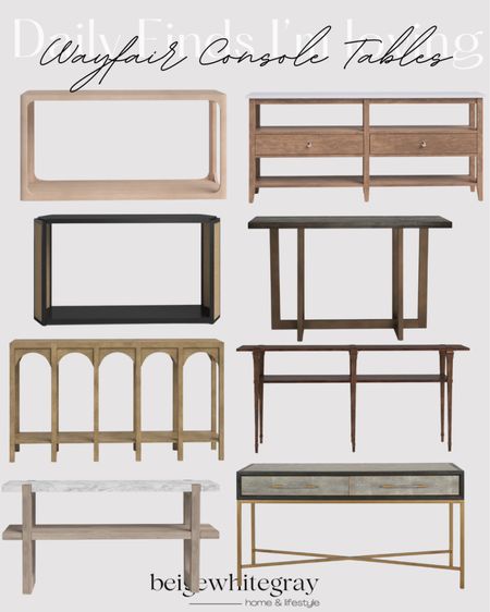 Console tables I’m loving and they’re one sale on Wayfair!! Check them out! Today is the last day! Beigewhitegray 

#LTKstyletip #LTKsalealert #LTKhome