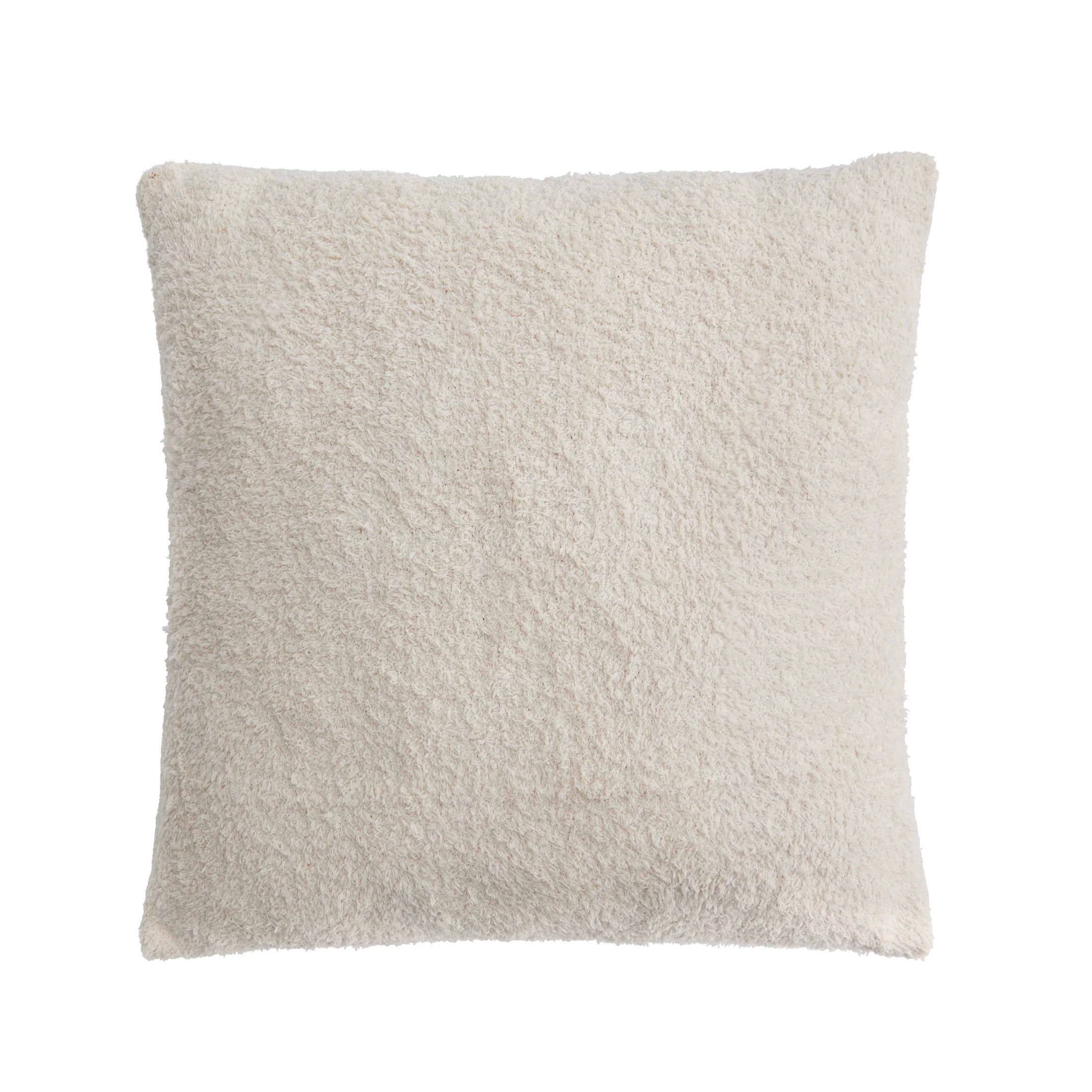 Better Homes & Gardens 20" x 20" Cozy Knit Decorative Pillow, Papyrus Beige, (1 Count), All Ages ... | Walmart (US)