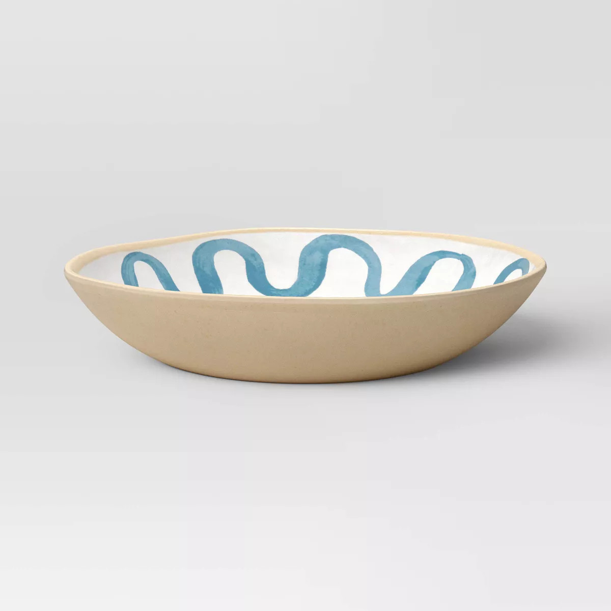 40 fl oz Melamine Ring Fish Dinner Bowl Blue - Threshold™ | Target