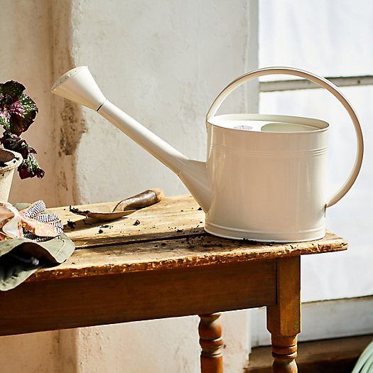 Galvanized Steel Waterfall Watering Can | Terrain