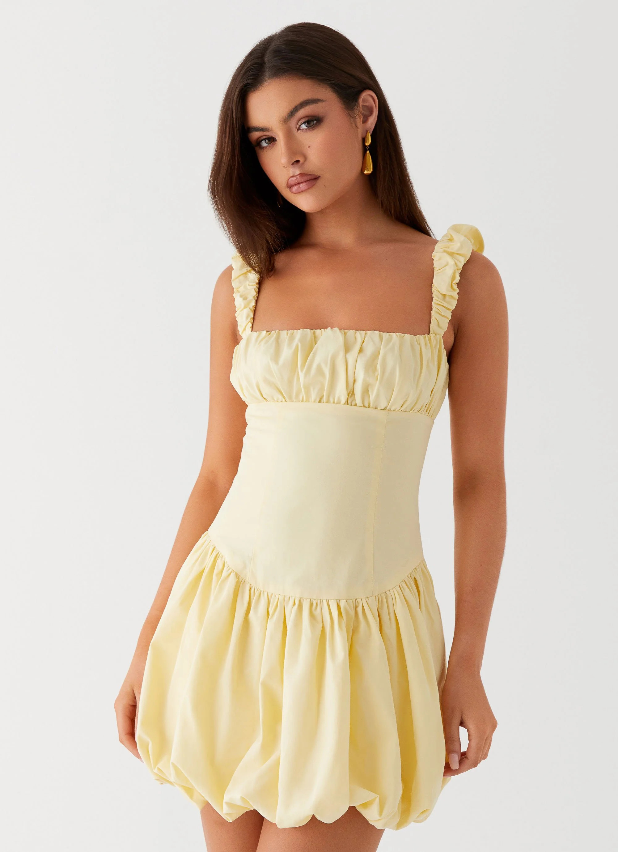 Clove Mini Dress - Yellow | Peppermayo (Global)