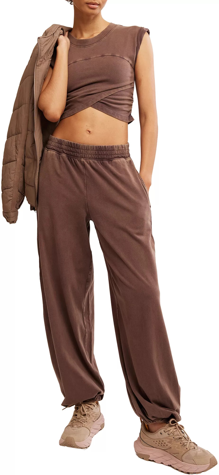 FP Movement Women's Hot Shot Crossover 2-Piece Set, Large, Espresso | Dick's Sporting Goods