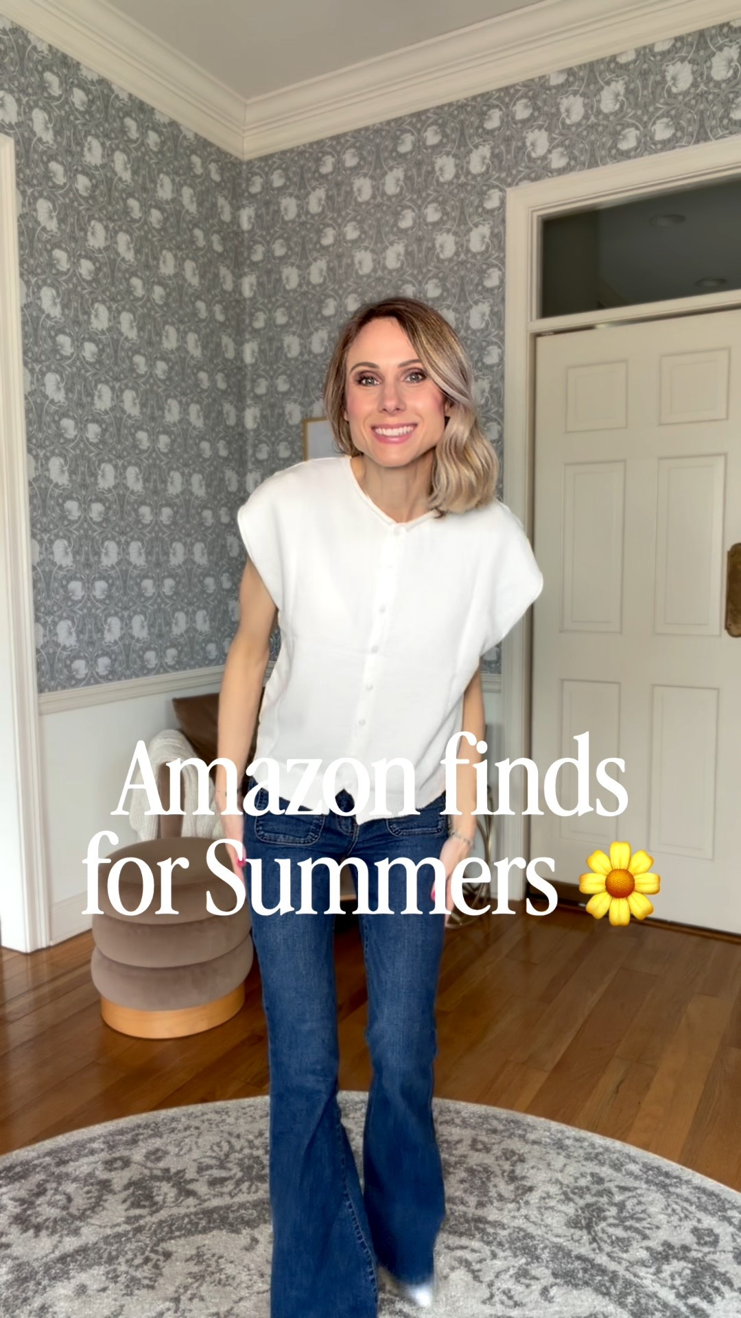 Amazon Finds for summers! 
Spring outfits 
Beach outfit - That skirt  would be so fun to wear to the beach 
Light blue 
Soft white 

Unfortunately, jeans are old and I cannot link them.  

#LTKootd #LTKgrwm #LTKOver40