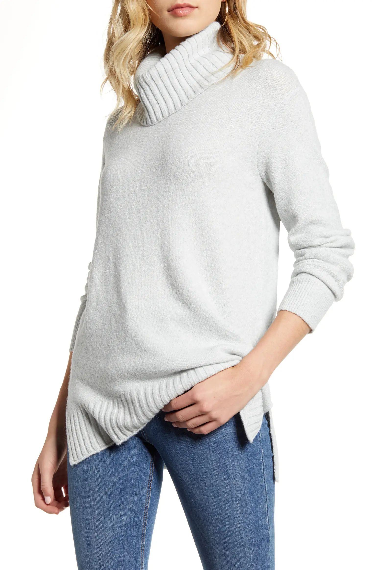 Longline Turtleneck Sweater | Nordstrom