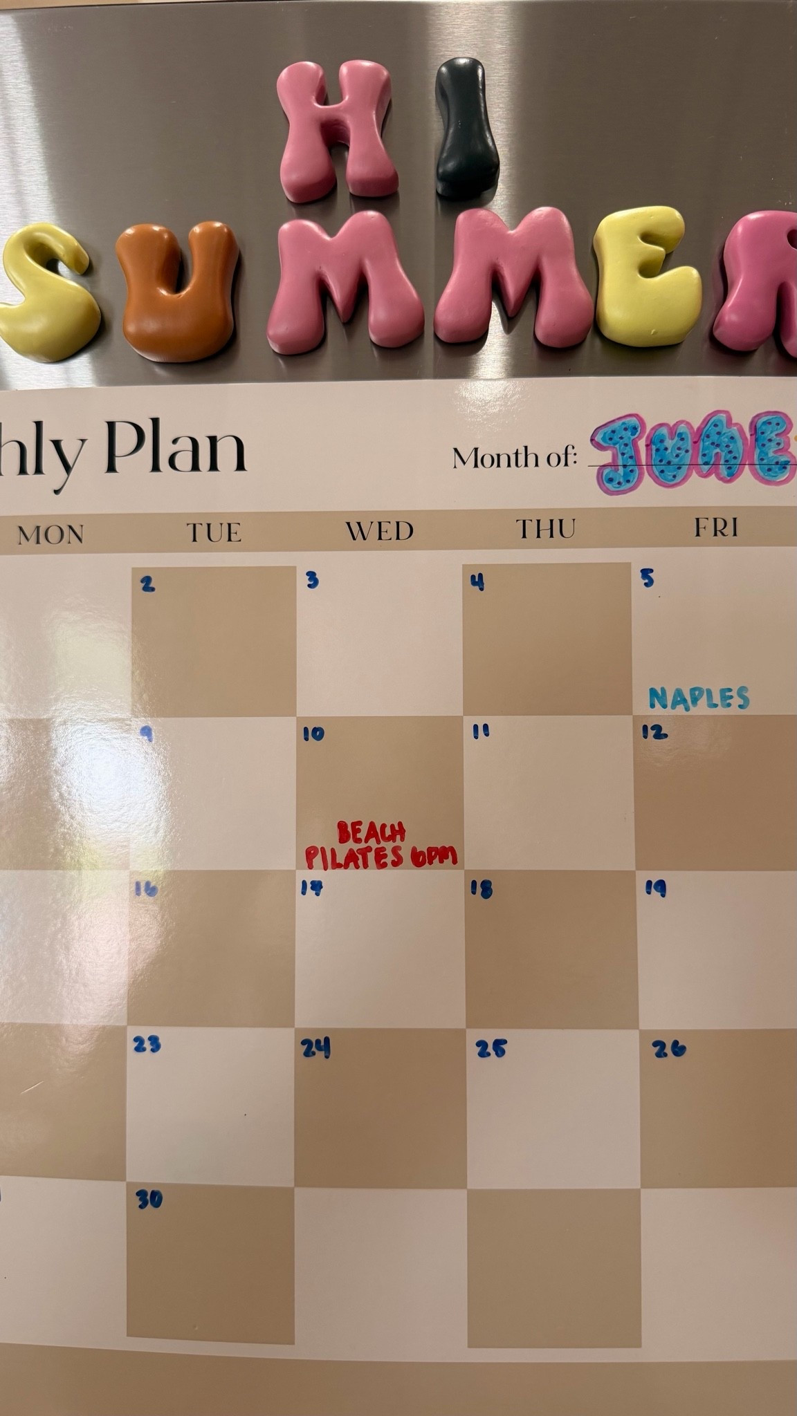 Cutest fridge calendar & letter magnet combo!!!

#LTKHome #LTKSeasonal