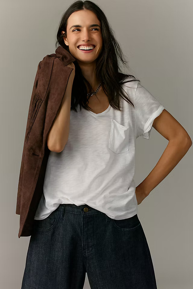 Classic V-Neck Tee | Anthropologie (US)