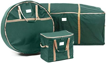 Covermates Keepsakes 3PC Christmas Storage Set (48" Tree Storage Bag + 30" Wreath Storage + 24-96... | Amazon (US)