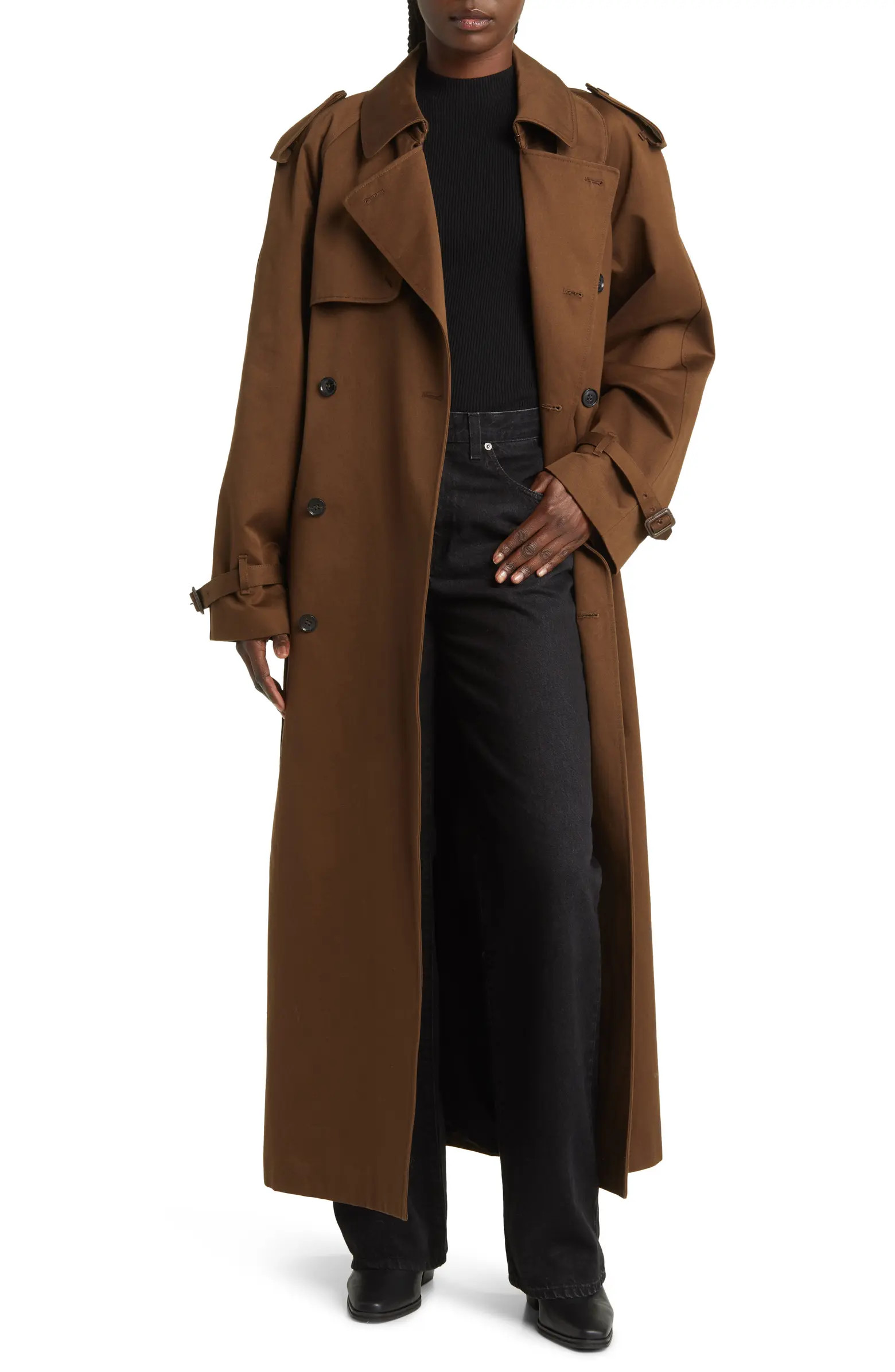 FRAME Wool Trench Coat | Nordstrom | Nordstrom