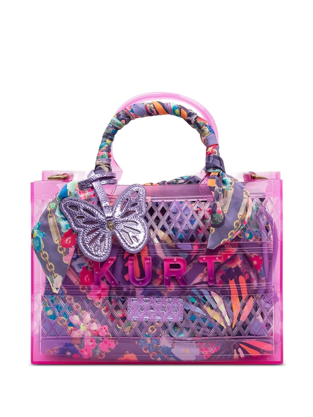 Kurt Geiger London butterfly handle tote bag - Pink | Farfetch Global