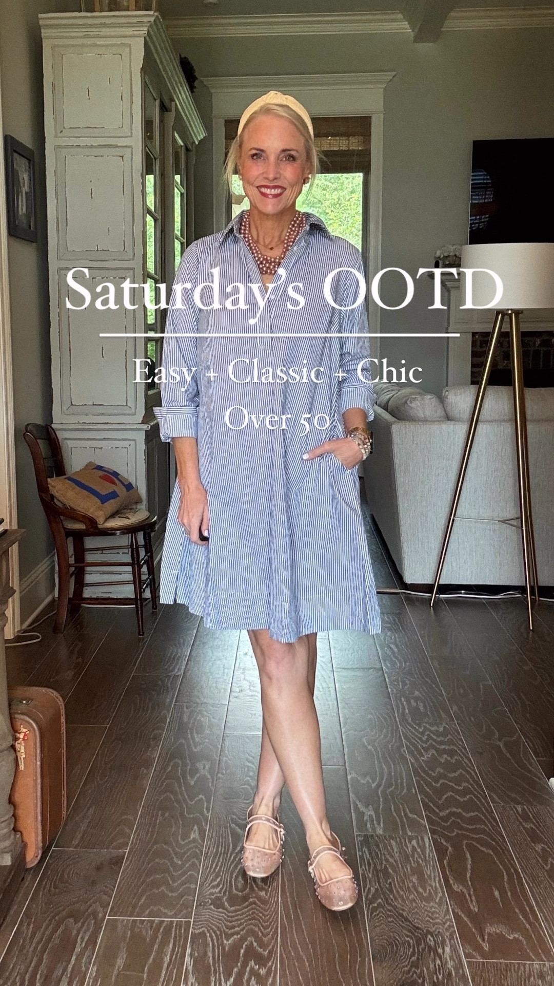 🍂 Embrace Fall with the perfect blend of comfort and style! Old Navy has taken our fave summer swing dress into the new season with longer sleeves, available in XS-4X, 4 colors, and 3 lengths. I'm wearing the size small in the tall length but could easily go for the regular length—so versatile! If you're between sizes, definitely size down. And let’s talk about these Sam Edelman mesh Mary Jane's—pure heaven for blister-prone feet like mine. 😍 Tap to shop this effortless Saturday OOTD!

As a reminder for reference, I’m 53, 5’8, 140ish lbs and typically wear a 6/8/M. 

