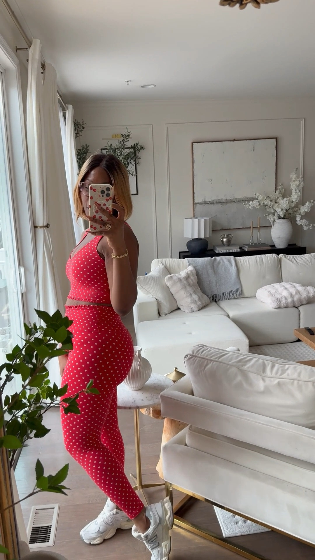 The cutest workout set. I’m wearing it as an athleisure . The heart print and ring ruffle details give it a fun and girly touch . Love 😍

#LTKActive #LTKSeasonal #LTKfitnessgoals