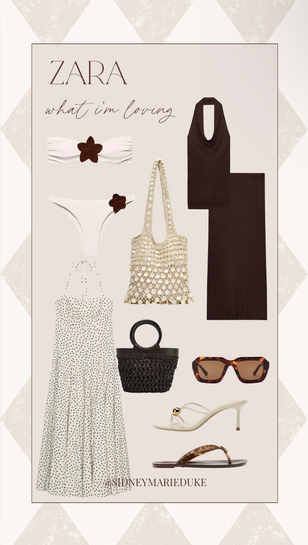 What I’m loving from Zara right now! 🤎🐚