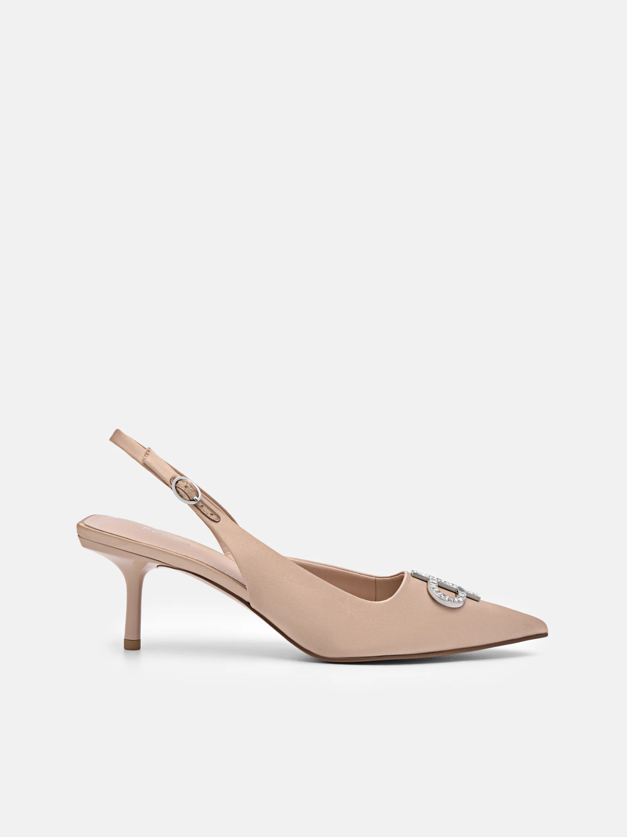PEDRO Icon Satin Pumps
-
Nude | Pedro Shoes