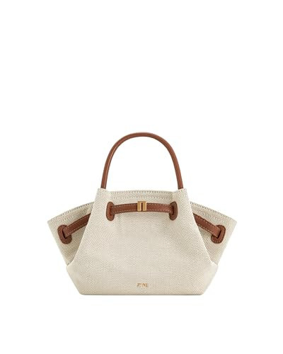 JW PEI Women's Hana Mini Tote Bag - Brown Canvas | Amazon (US)