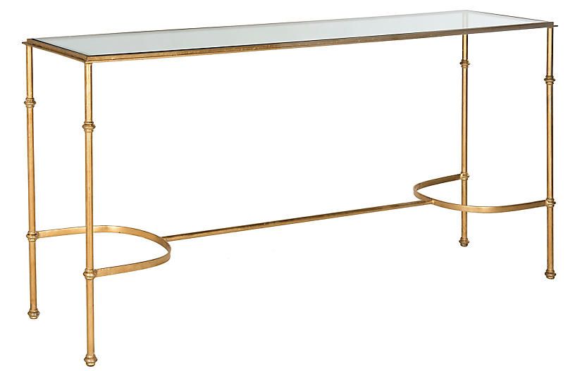 Lucy Console, Gold | One Kings Lane
