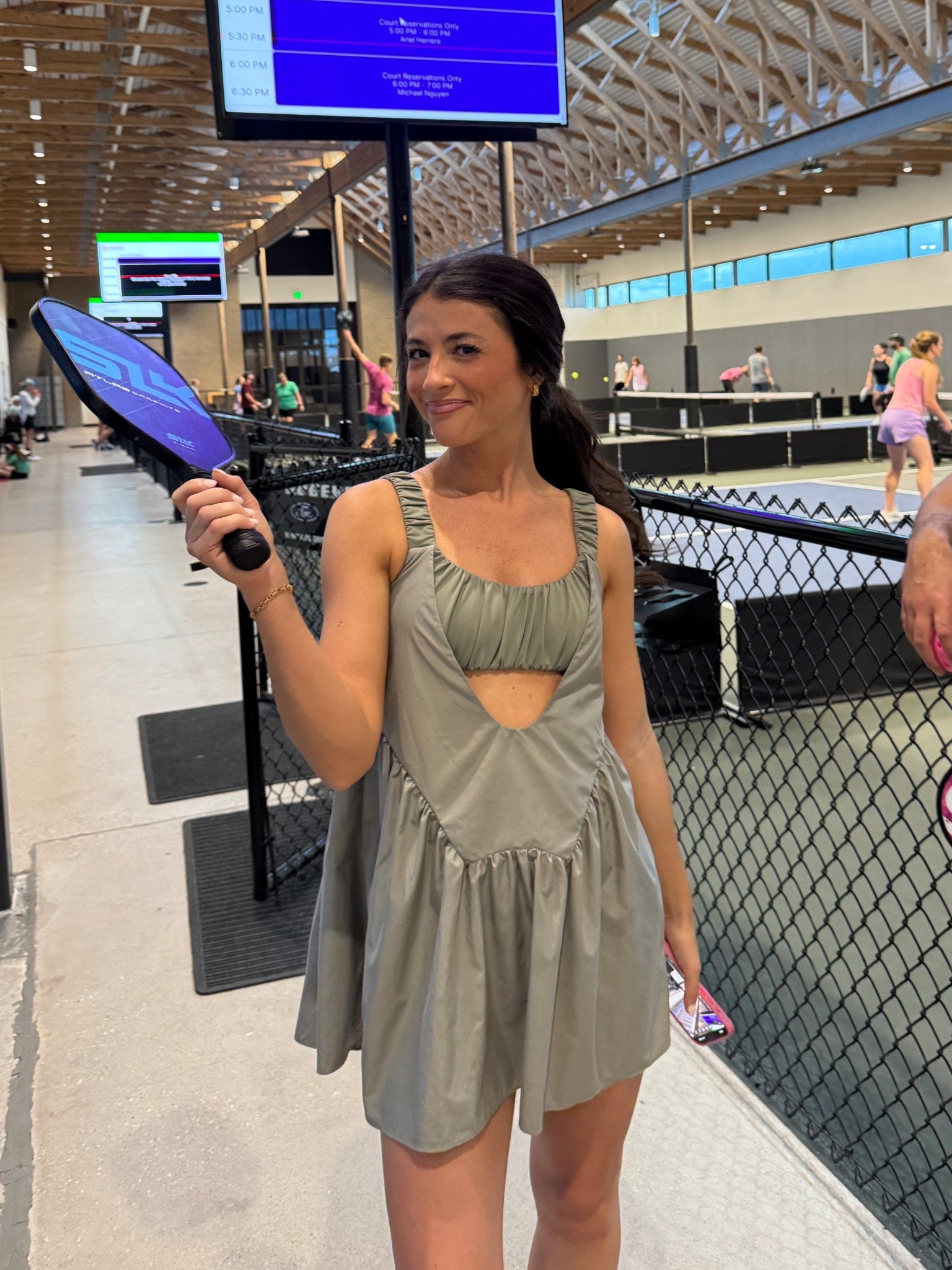 Pickleball moment in my favorite athletic dress 🏓👟 wearing an XS! 

#LTKStyleTip #LTKActive