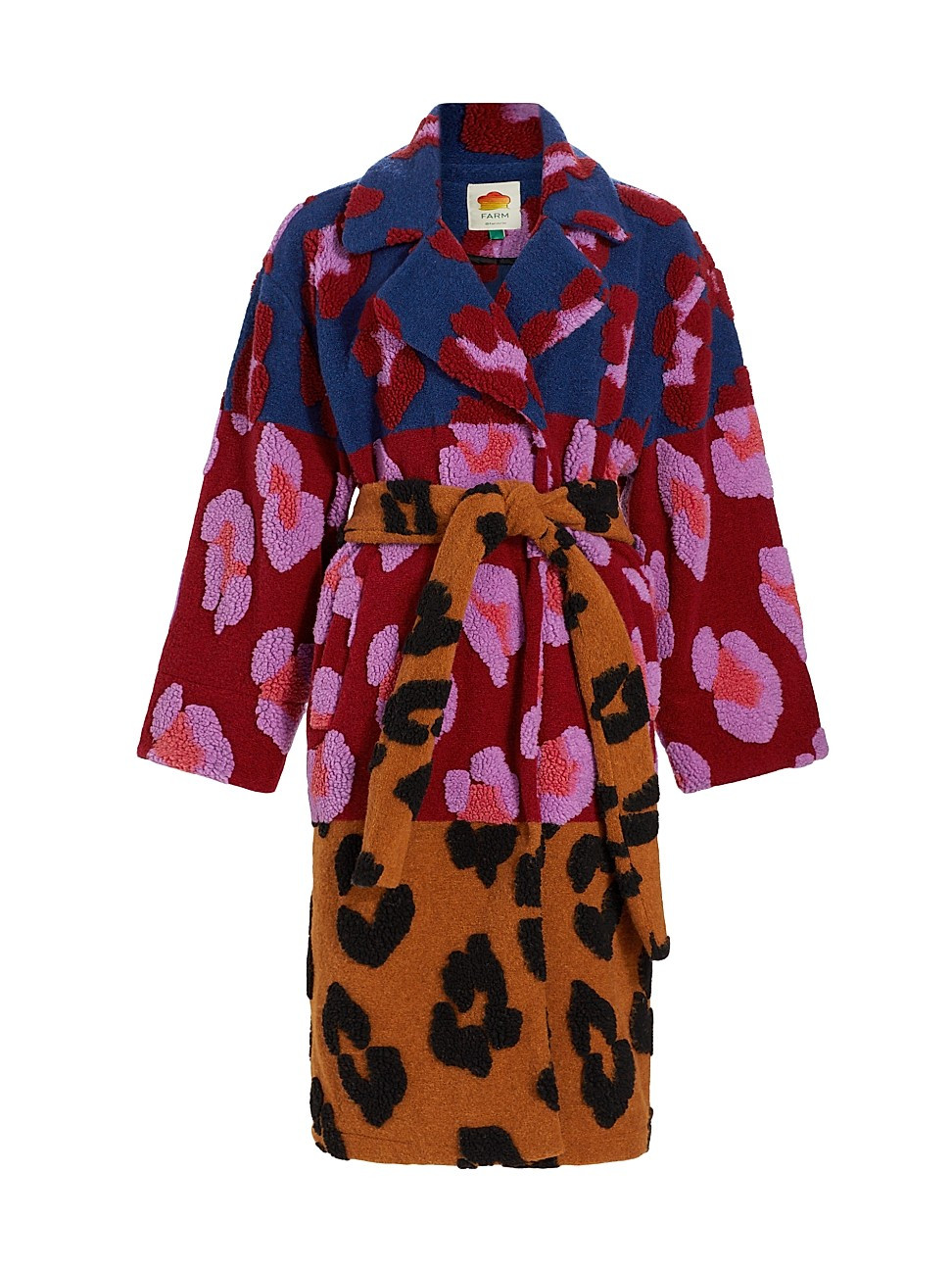 Women's Mixed Leopards Fleece Coat - Size Small | Saks Fifth Avenue