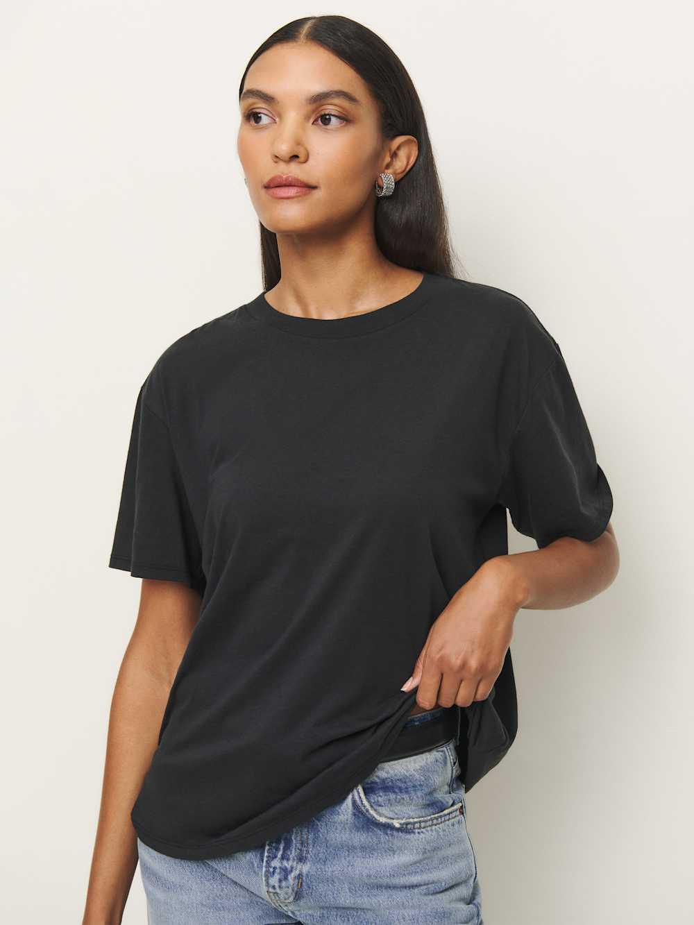Liam Oversized Tee | Reformation (Global)