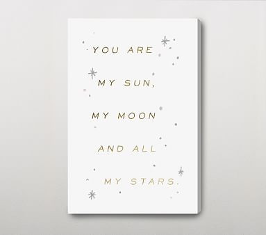 My Sun Moon Stars Wall Art | Pottery Barn Kids
