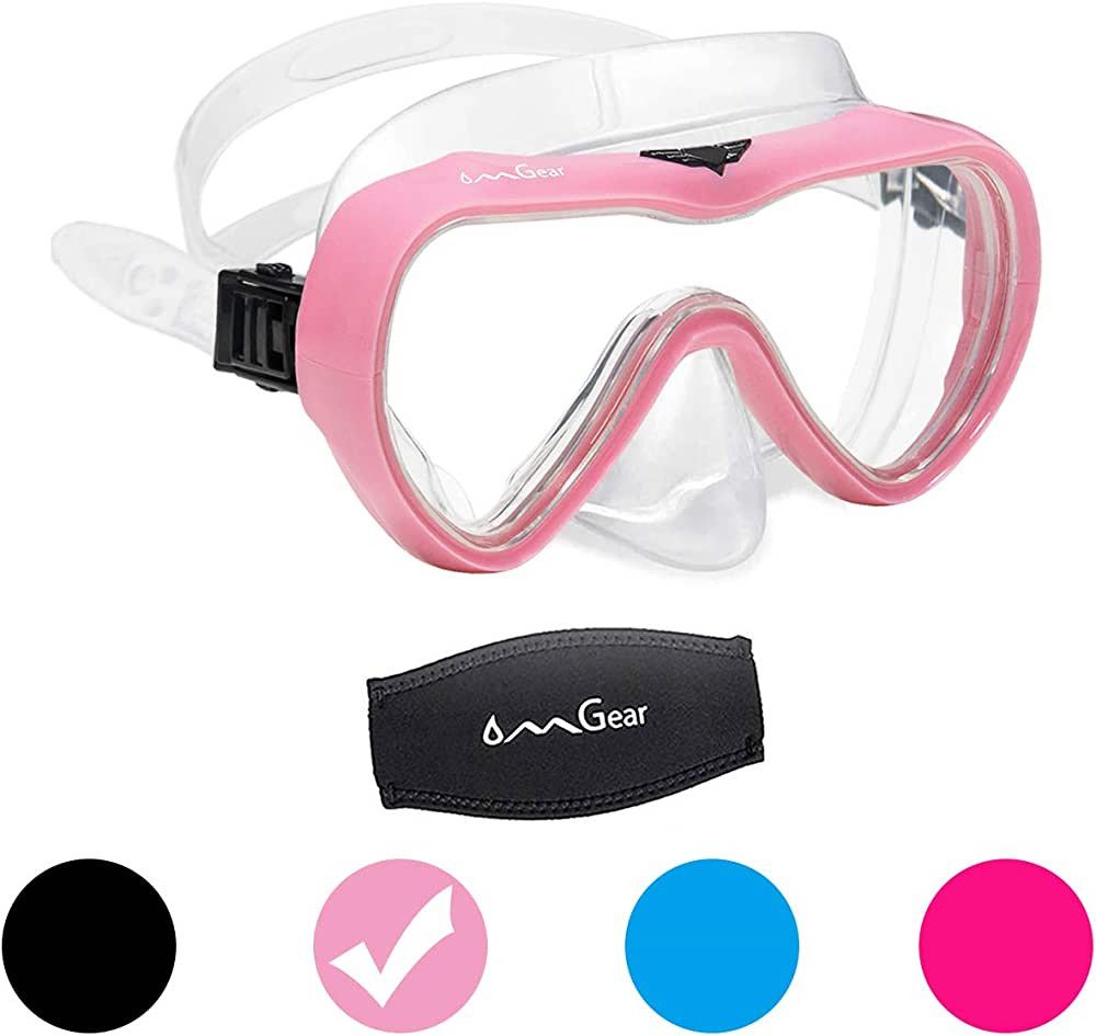 OMGear Diving Mask Snorkeling Gear Kids Adult Snorkel Mask Dive Goggles Silicone Swim Glasses wit... | Amazon (US)