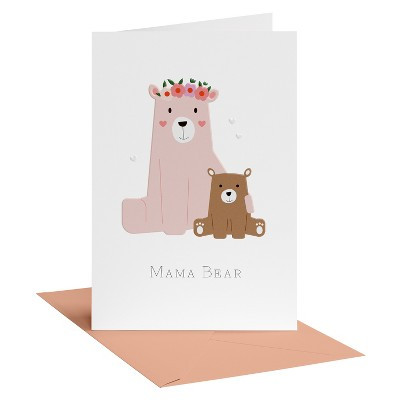 Mother's Day Card for Mama Bear, So Lucky, Includes Envelope, Designed by Spaghetti and Meatballs | Target