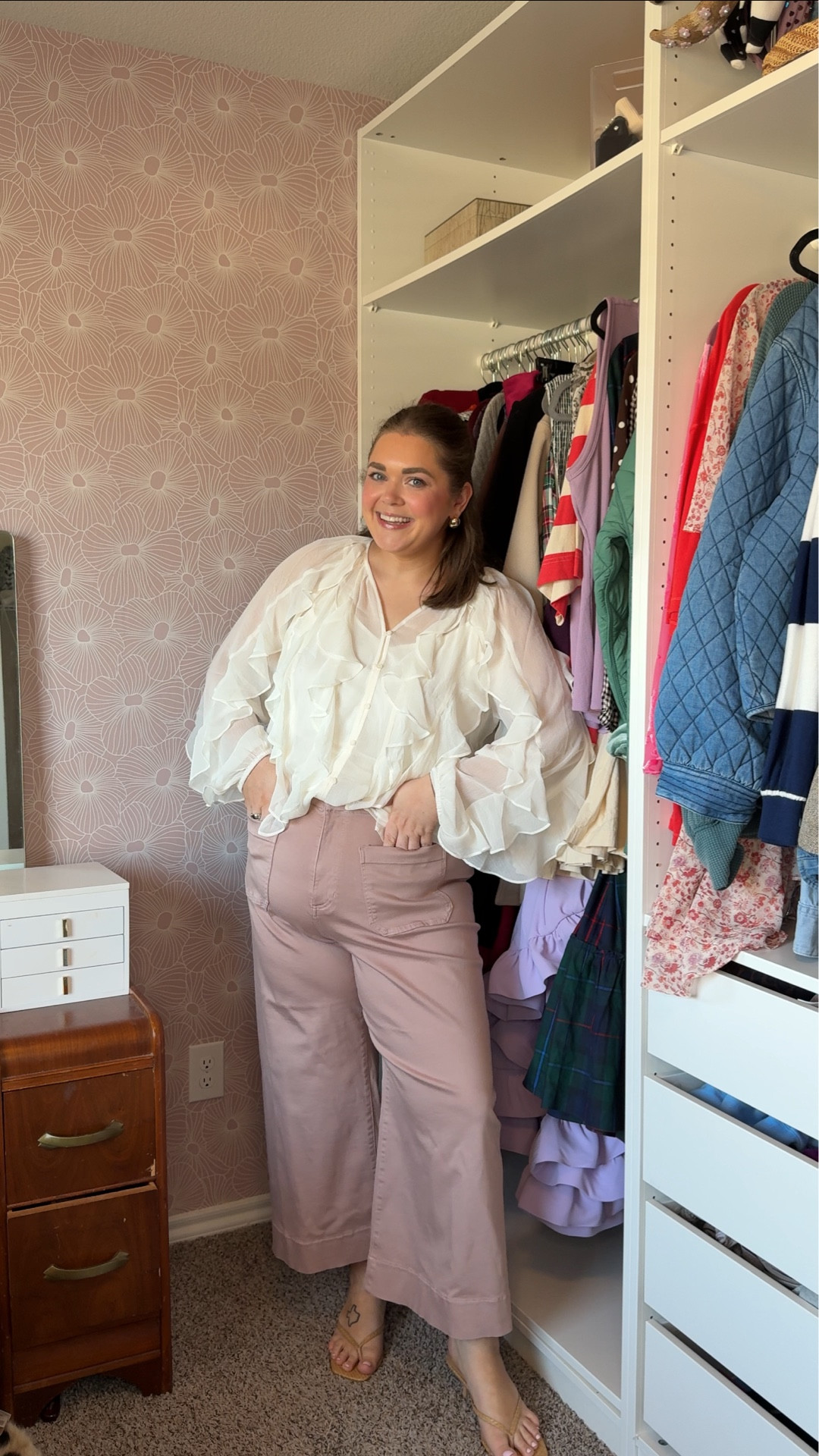 Kohls head to toe office outfit idea. Wearing xxl in top and size 16 in pants but they have lots of stretch and could probably size down #ad #kohlsfinds #kohlspartner @kohls 

#LTKMidsize #LTKWorkwear #LTKPlusSize