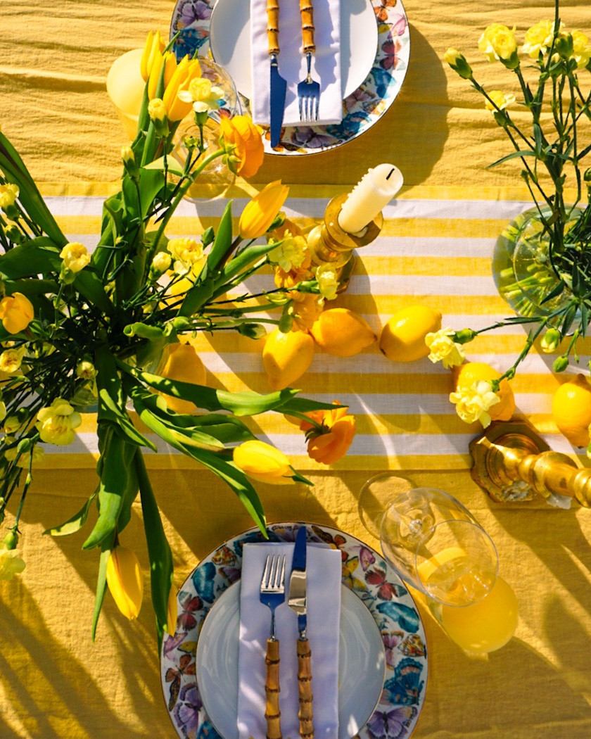 Give me ALLLLL the yellow decor! Table scape, yellow home decor, home decor, spring.

#LTKParties #LTKHome #LTKStyleTip