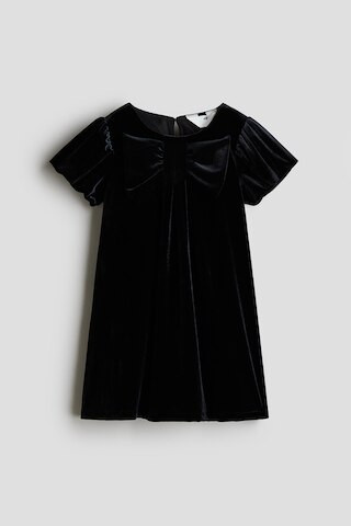 H & M - Velvet Dress - Black | H&M (US + CA)