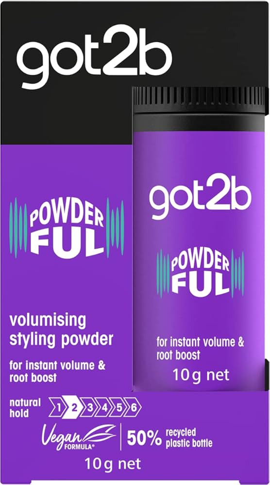 Got2B Schwarzkopf Powder'ful Unisex Root Hair Styling Powder, For Instant Volume and Root Boost, ... | Amazon (US)