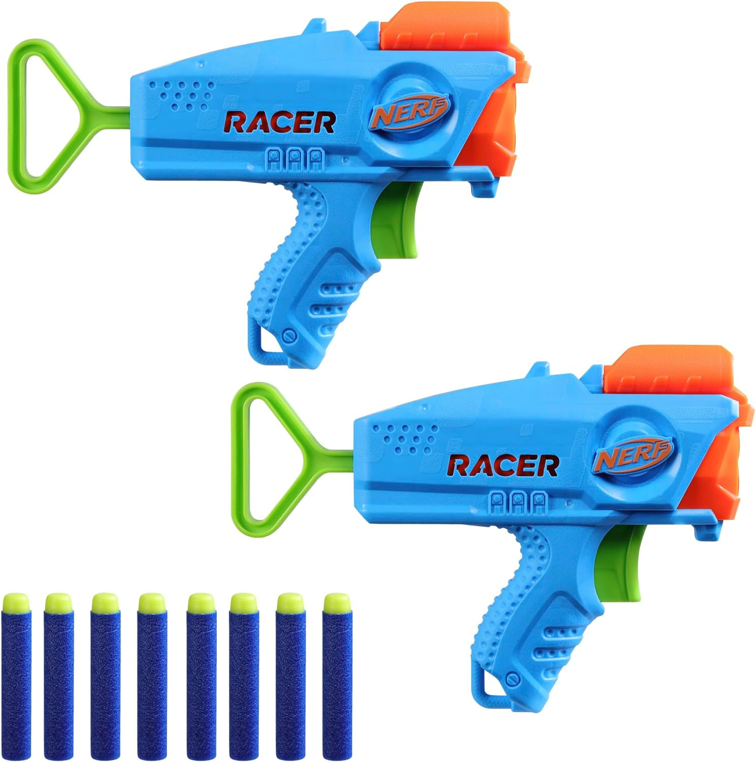 NERF Elite Racer Easy-Play Dart Blaster 2 Pack, 8 Elite Darts, Blaster Outdoor Toys, Ages 6+ (Ama... | Amazon (US)