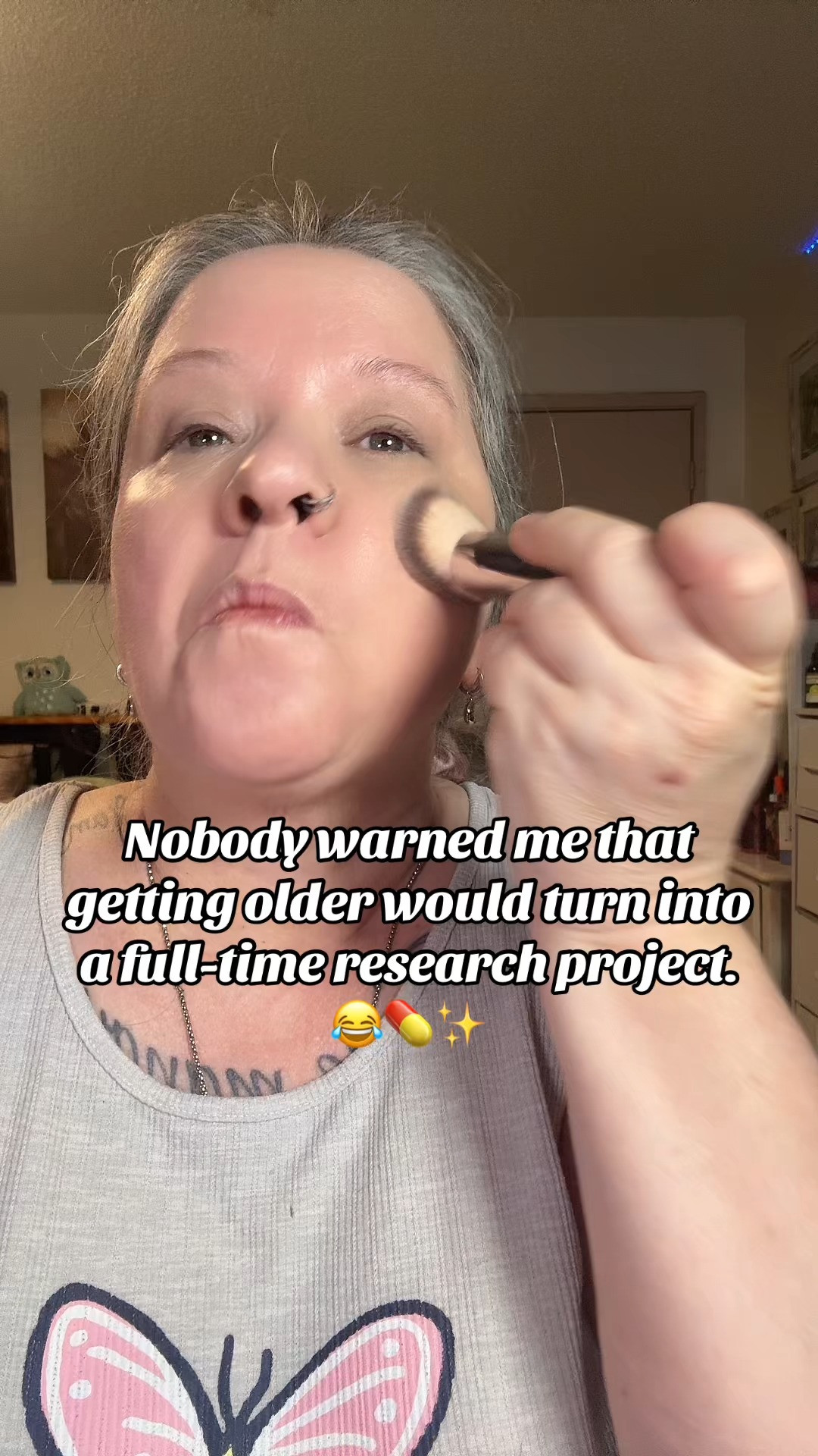 Nobody warned me that getting older would turn into a full-time research project. 😂💊✨

One minute I was worried about what shoes matched my outfit.

The next I was researching protein, magnesium, collagen, hydration, hormones, sleep quality, hot flashes, cortisol, brain fog, and supplements with names that sound like Wi-Fi passwords. 😂

And somehow I've become the person my friends call when they have wellness questions.

Honestly though?

I've learned more about taking care of myself in my 50s than I ever did in my 30s.

Because healthy aging isn't about trying to look younger.

It's about having the energy to enjoy your life, the confidence to be yourself, and the health to keep showing up for the people you love.

And that's worth researching. 💚
 

 #LTKmomlife #LTKOver40