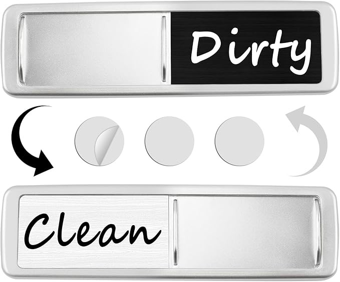 Dishwasher Magnet Clean Dirty Sign, Slide Strong Clean and Dirty Magnet Indicator for Dishwasher,... | Amazon (US)