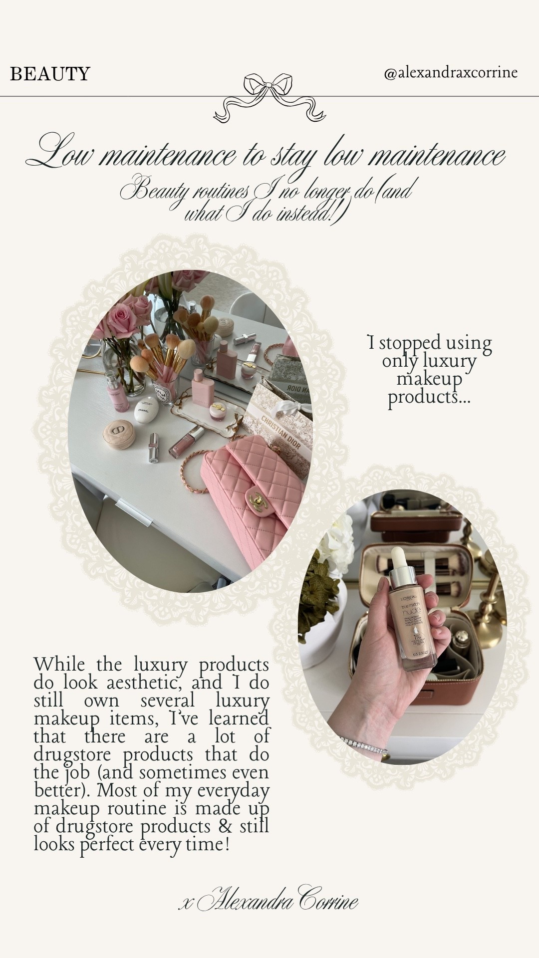 Beauty routines I no longer do to be lower maintenance (& what I do instead) 🛁🫧 

Beauty, self care, low maintenance beauty routine, natural beauty, natural chic nails, natural hair, nail care, hair care, makeup, skincare

#LTKBeauty #LTKselfcare