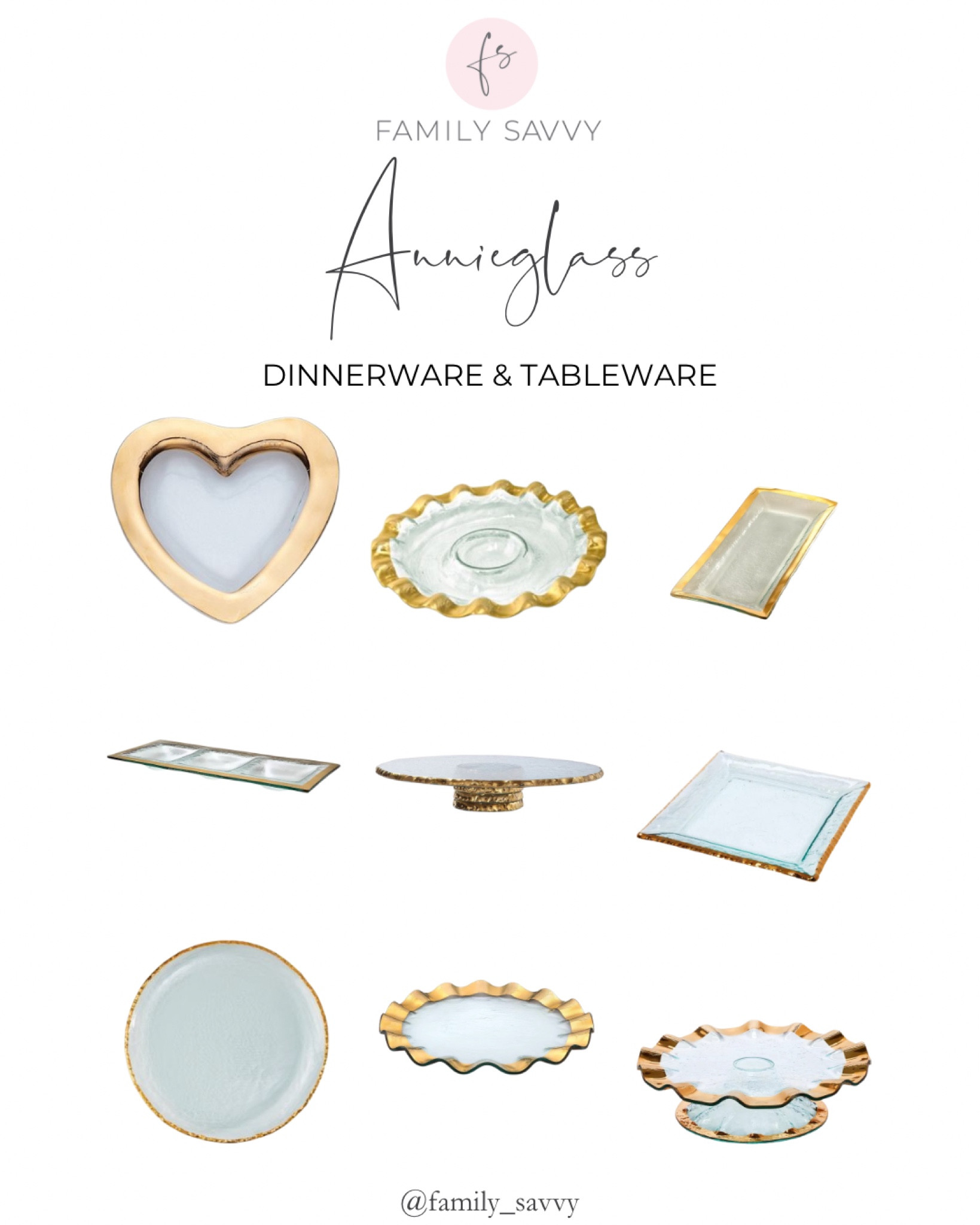 Annieglass collection ✨ 

Stunning glassware for your dining table!

#LTKHome #LTKGiftGuide