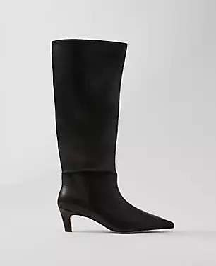 Leather Tall Boot | Ann Taylor