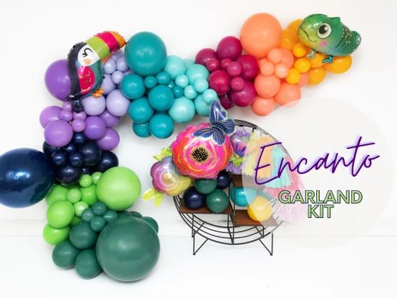Enchanted  DIY Deluxe Balloon Garland Arch Kit  Encanto | Etsy | Etsy (US)