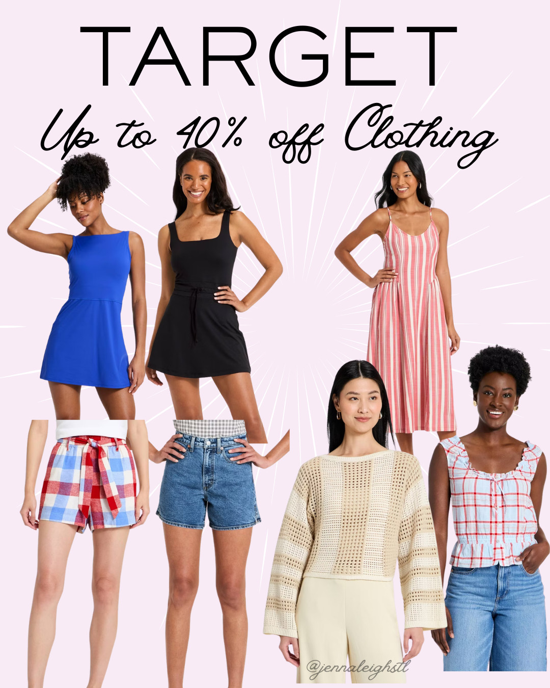 Target Memorial Day sale is happening now with up to 40% off clothing. So many good deals on summer basics, matching sets, dresses, and accessories. 

 #LTKActive #LTKSaleAlert #LTKMidsize
