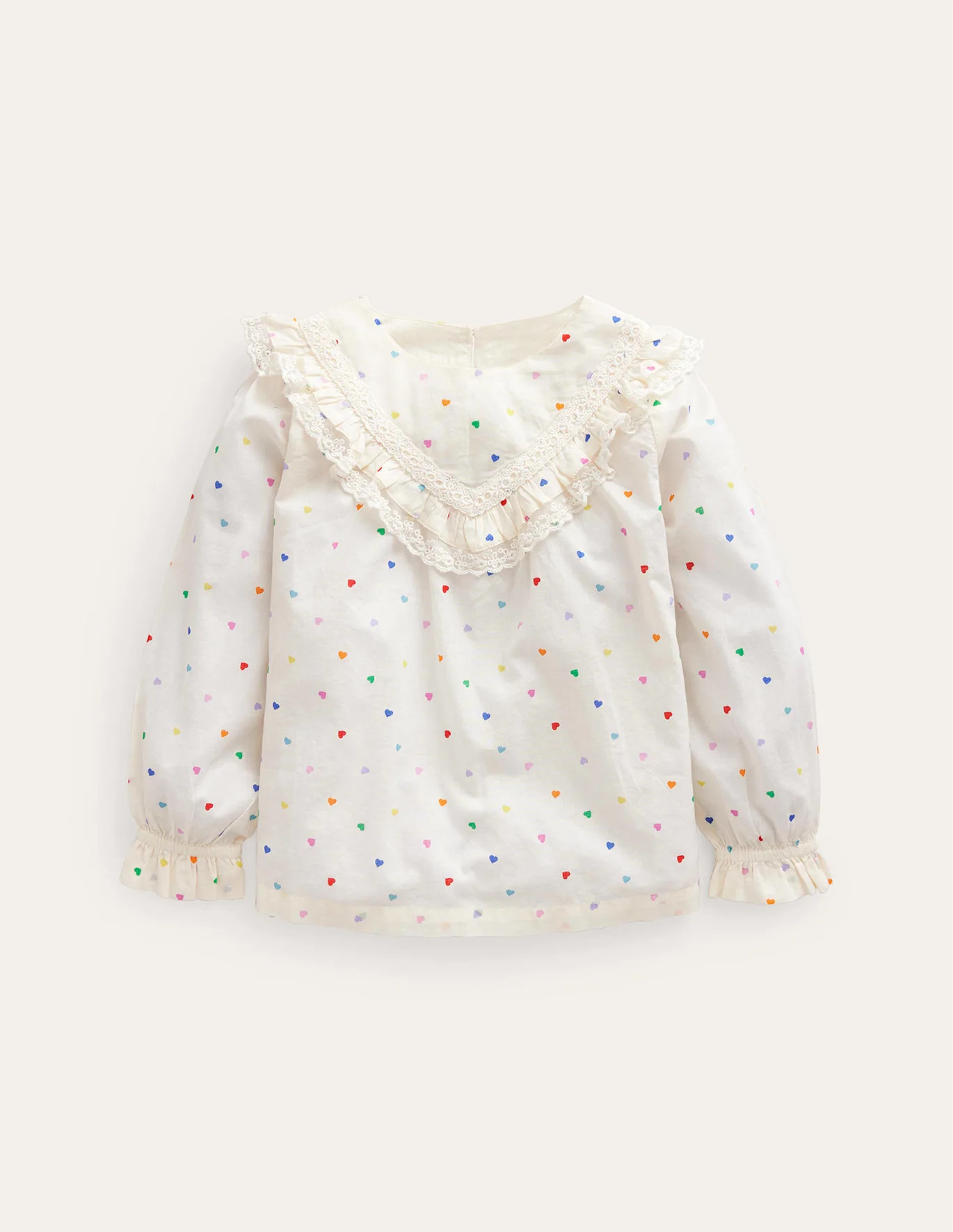 Lace Yoke Woven Top | Boden (US)