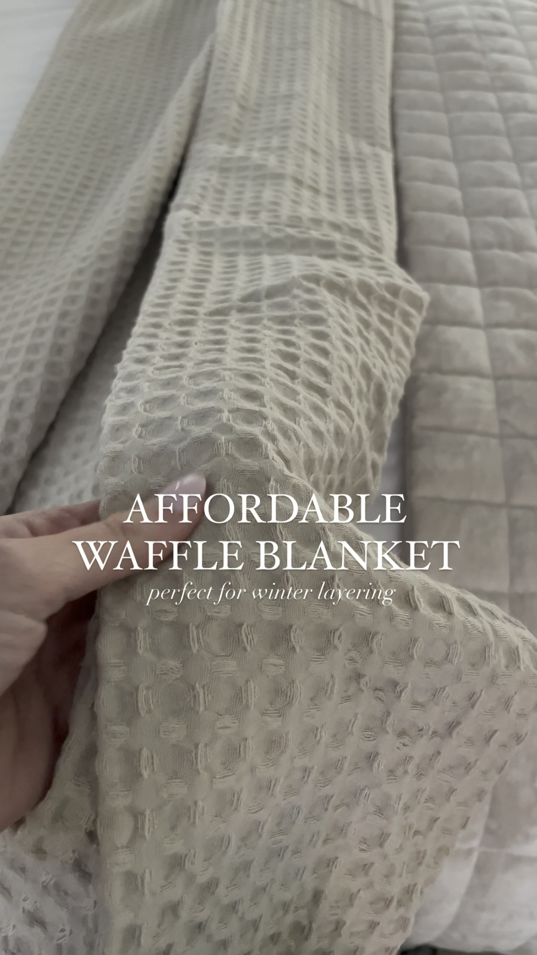 We added this waffle blanket to our primary bedroom bedding for extra layers and love it! 

home decor, dresser, bedroom, bedding, kitchen light fixture, nightstands, console table, Area rug, console table, wall art, swivel chair, side table, dining room, home office, tv stand, sectional sofa, floor mirror

#LTKFindsUnder50 #LTKWatchNow #LTKHome