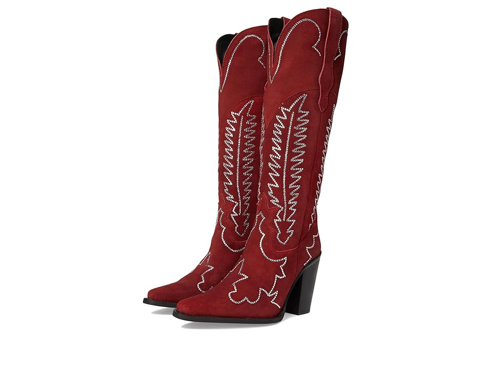 Dingo Double Take Women's Boots Red : 9.5 B - Medium, Suede | Zappos