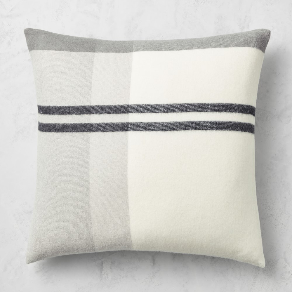 Plaid Lambswool Pillow Cover | Williams-Sonoma