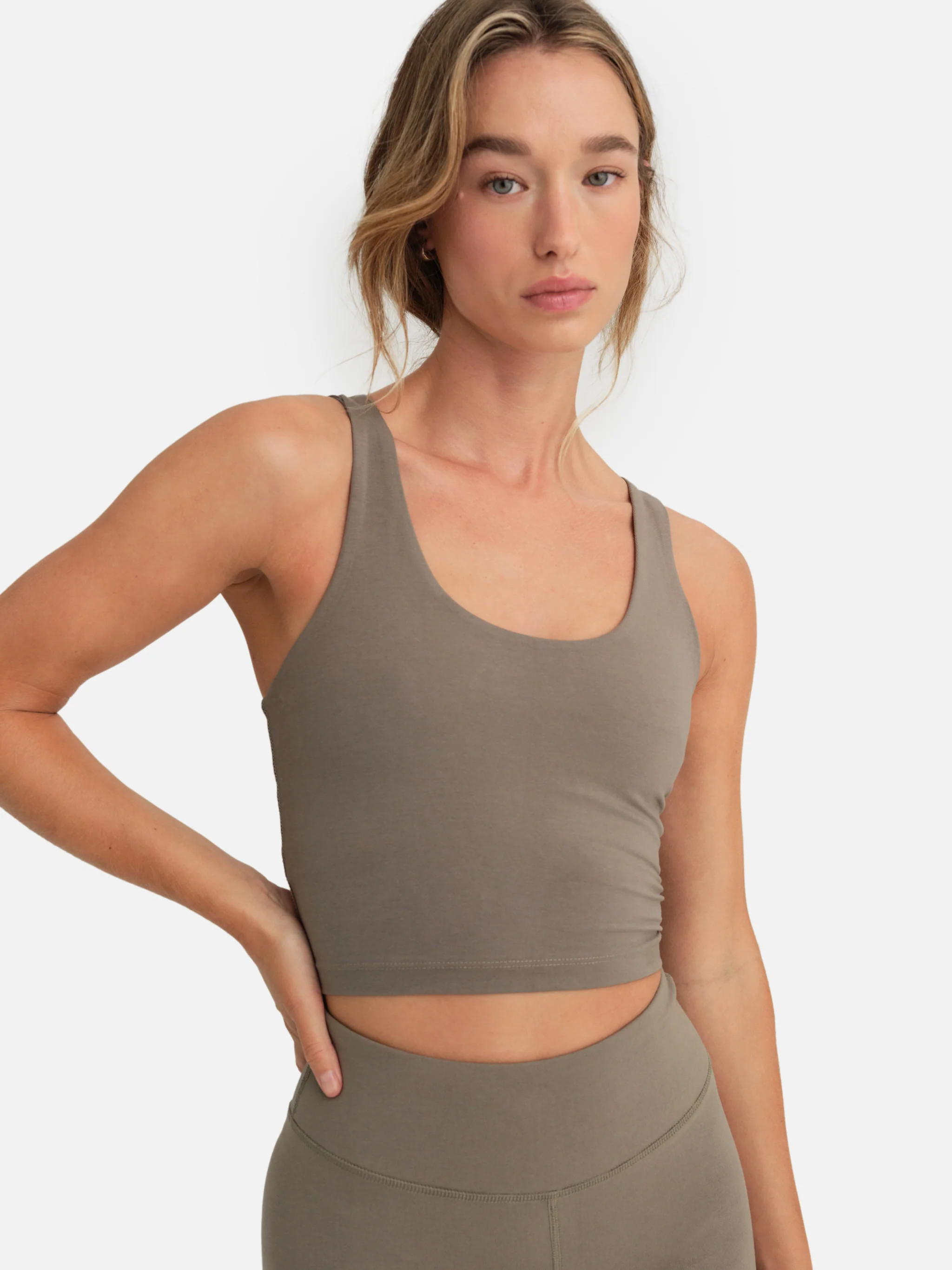 Organic Stretch Racer Tank | MATE The Label