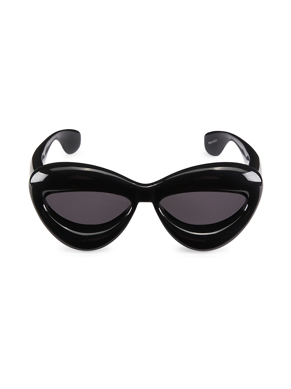Women's 55MM Cat-Eye Sunglasses - Shiny Black | Saks Fifth Avenue