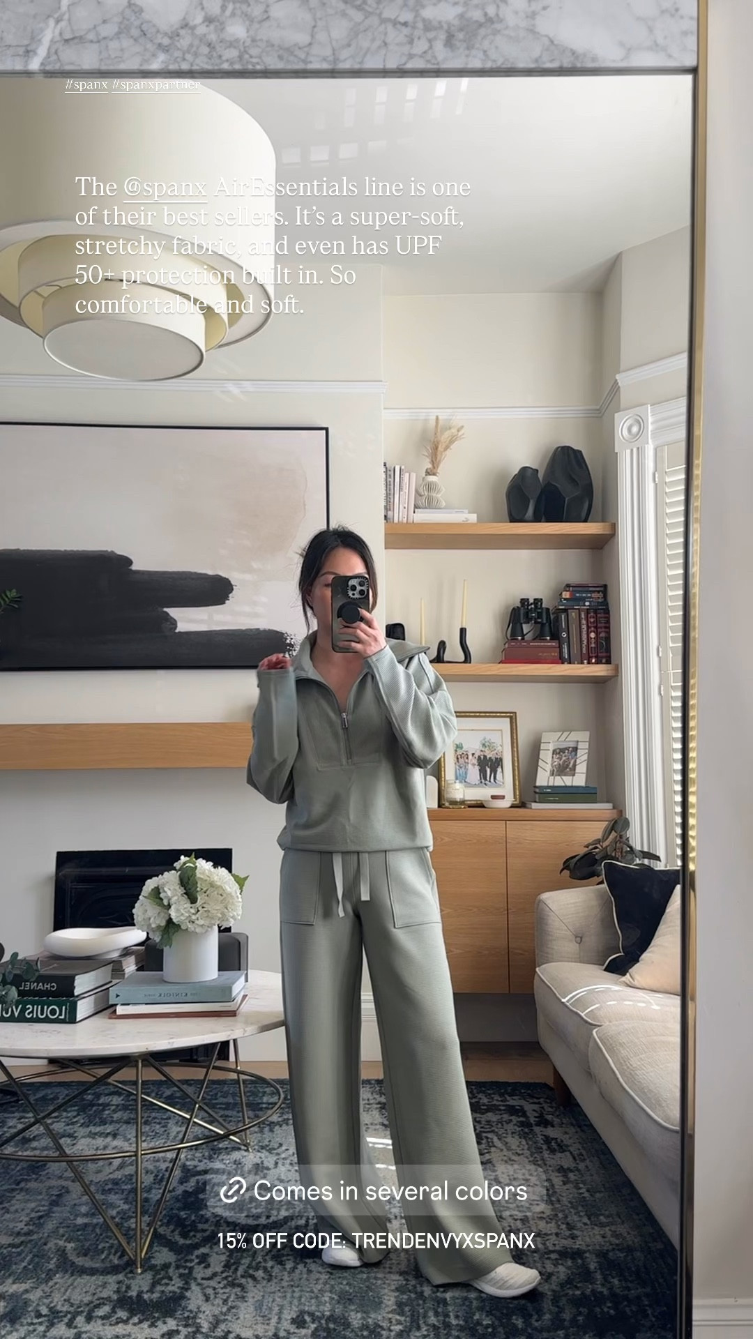 I’m wearing size S in the sweater and XS in the pants from @Spanx 

Code TRENDENVYXSPANX for 15% off first order & free shipping

#spanxpartner