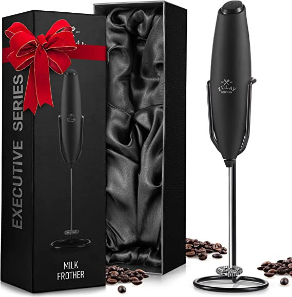 Zulay Executive Series Ultra Premium Gift Milk Frother For Coffee With Improved Stand - Coffee Fr... | Amazon (US)