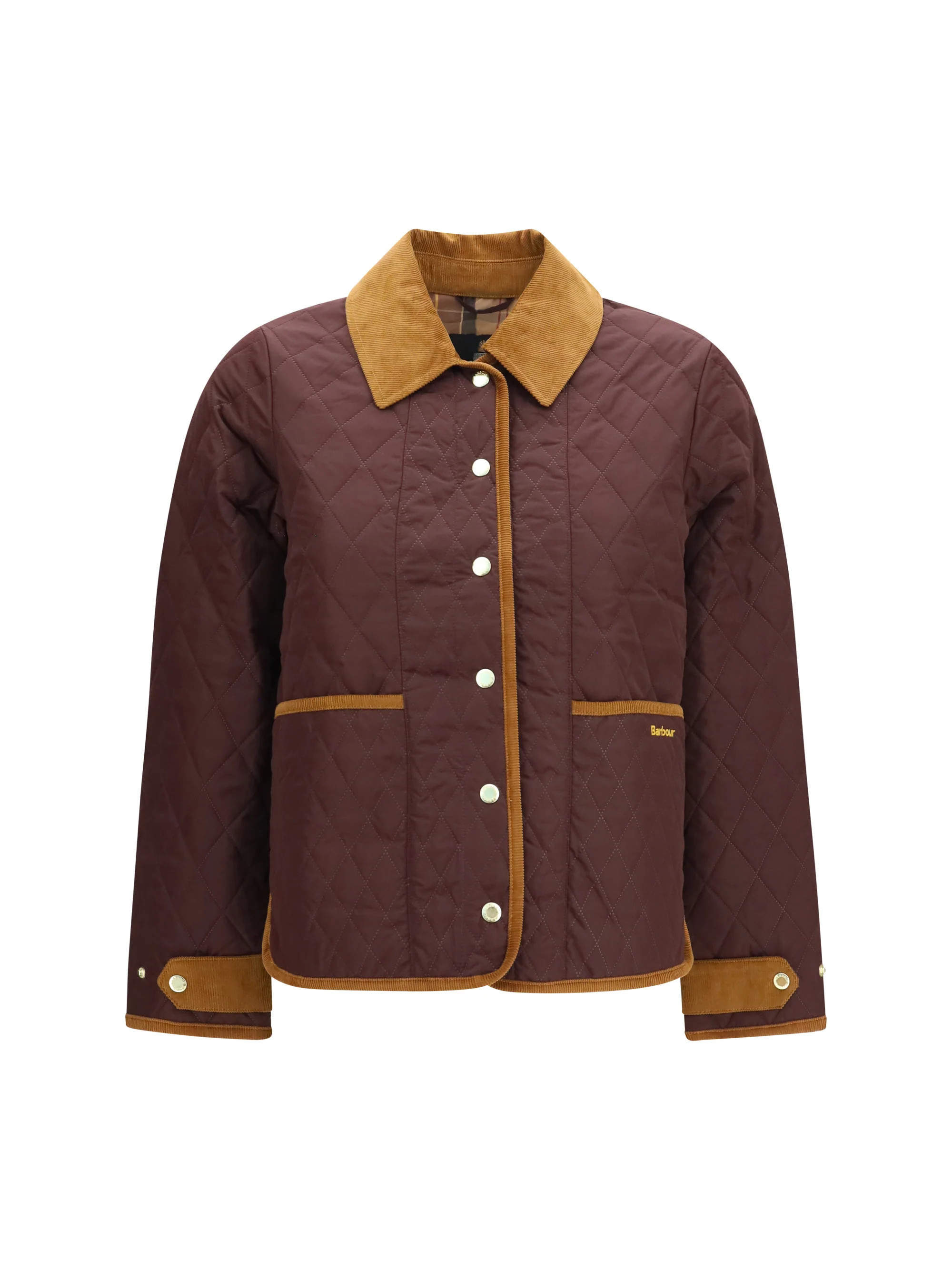 Barbour Ainsdale Quilted Jacket — Brown - 8 | Italist Inc.