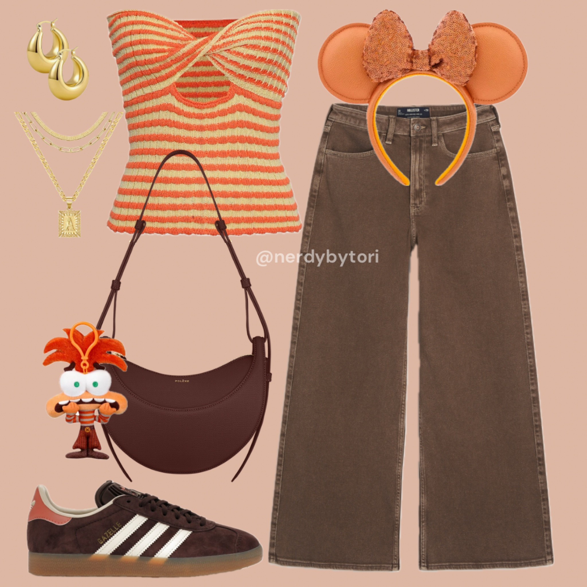 Inside Out 2 Anxiety-inspired outfit 😬🧡✨
Top: Twisted Front Knitted Top from Micas
Bag: Poléne Numero Dix bag in textured sandalwood

#LTKFamily #LTKFindsUnder100 #LTKStyleTip