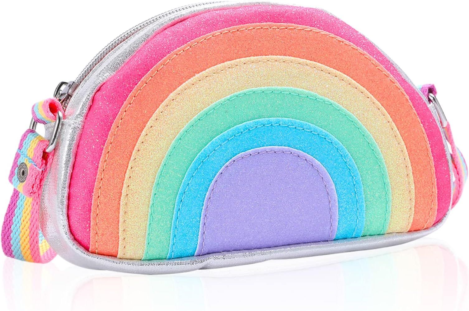 PinkSheep Rainbow Purse Girls Purse Toddler Purse Kids Purse Girls Purse for Little Girls Kids Wa... | Amazon (US)