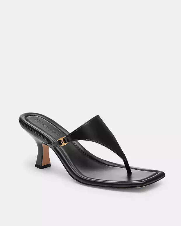 Heritage C Plaque Thong Sandal | Coach (US)